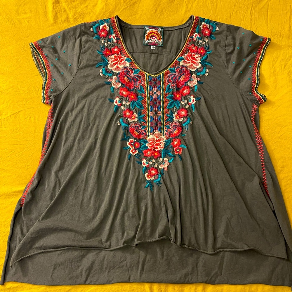 Johnny Was ANNALIESE drape top
